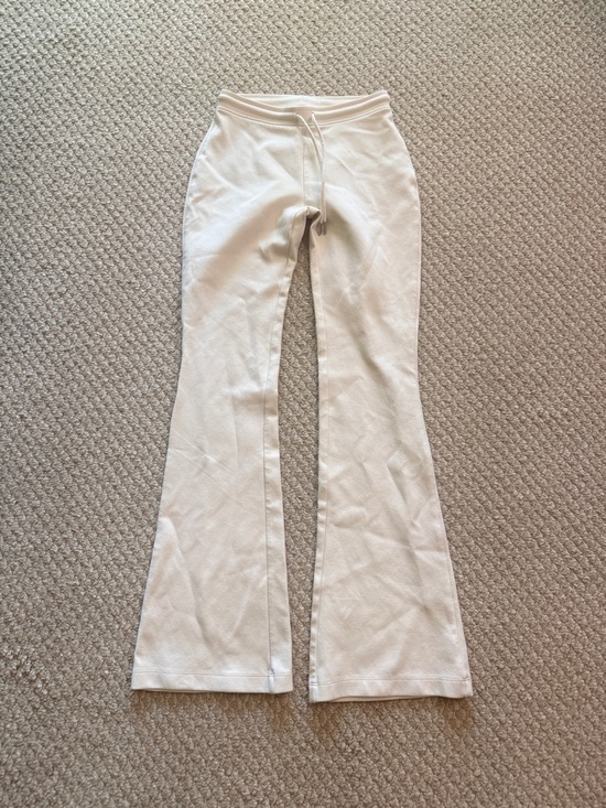 Zara Pants - ZARA Cream Flared Knit Lounge Pants SIZE: SMALL